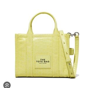 NWT Marc Jacob’s The Croc-Embossed Mini Tote Bag